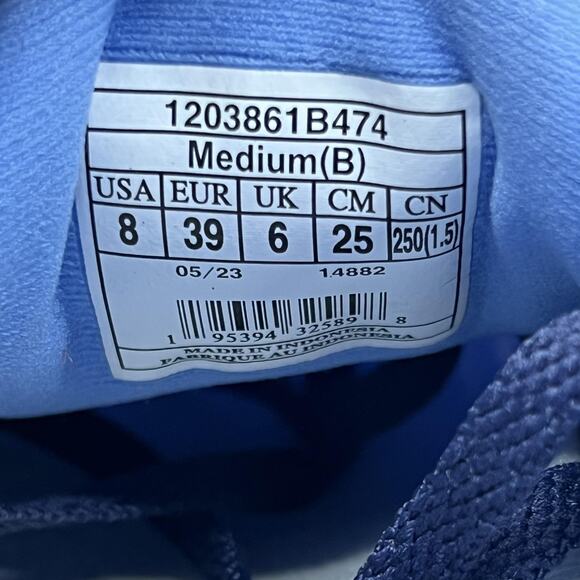 Brooks Revel 6 Running Shoes Women Size 8 Blue Pink Comfort Sneakers With Box - Picture 9 of 9